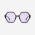 Arc Hexagon and Dimensional Acetate Unisex Sunglasses 22A8064